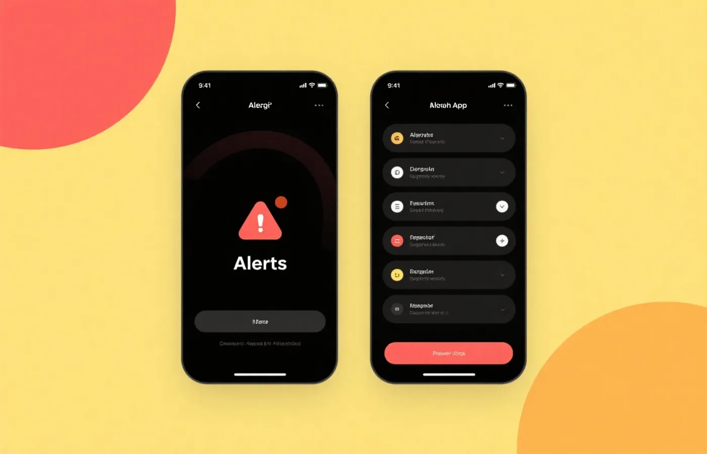 移动端提醒与开奖查询界面示意图